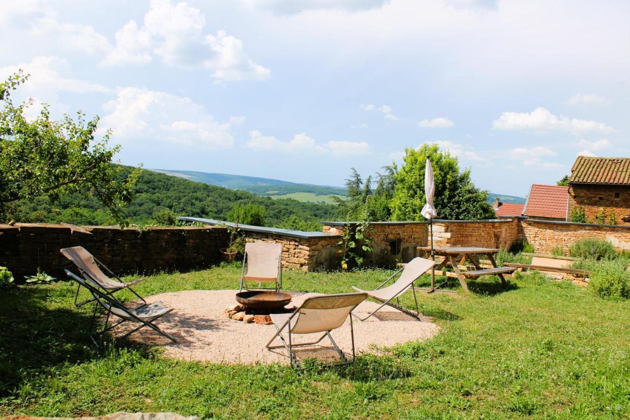 Villa Le Clos Des Pierres Rouges à Burgy Extérieur photo